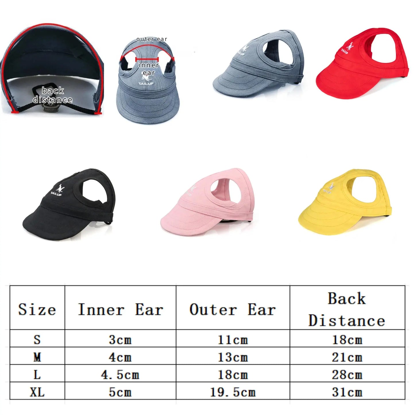 Stylish Adjustable Baseball Hat for Dogs - Perfect Sun Protection with Ear Holes for Outdoor Adventures