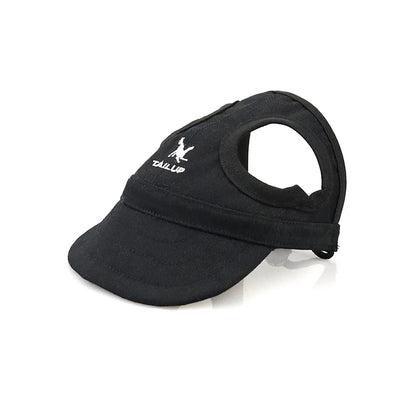 Stylish Adjustable Baseball Hat for Dogs - Perfect Sun Protection with Ear Holes for Outdoor Adventures