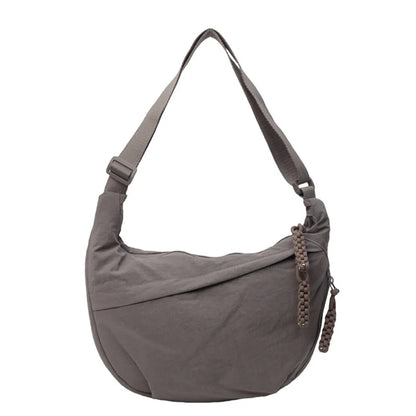 Stylish Canvas Dumpling Bag - Lightweight, Large Capacity Crossbody Shoulder Bag for Everyday Adventures