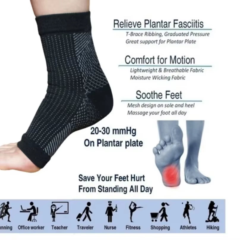 Experience Ultimate Comfort and Relief with Our Neuropathy Ankle Brace Socks - Perfect for Pain Relief and Swelling!