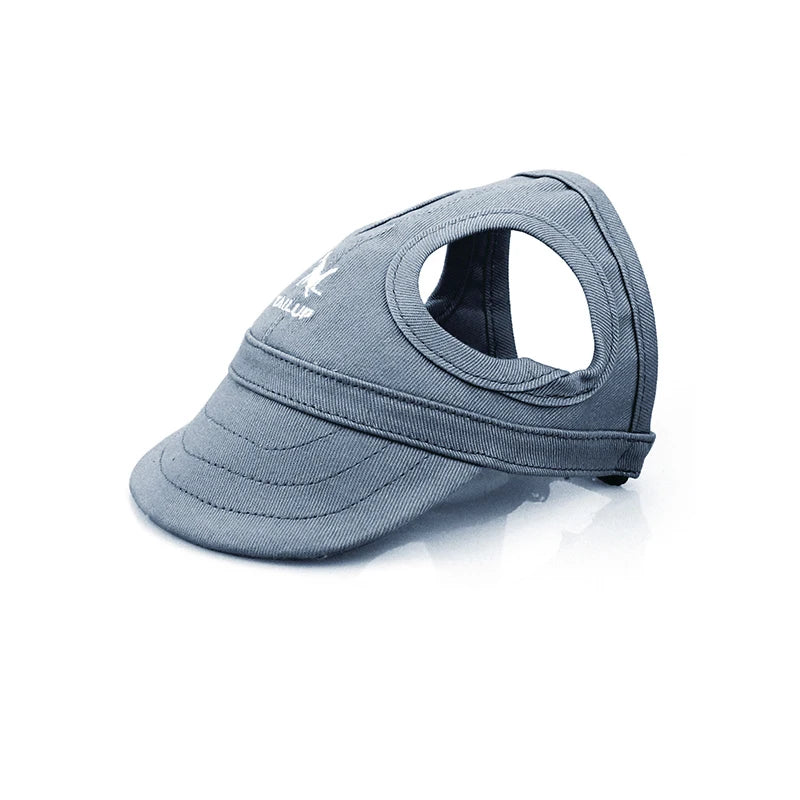 Stylish Adjustable Baseball Hat for Dogs - Perfect Sun Protection with Ear Holes for Outdoor Adventures