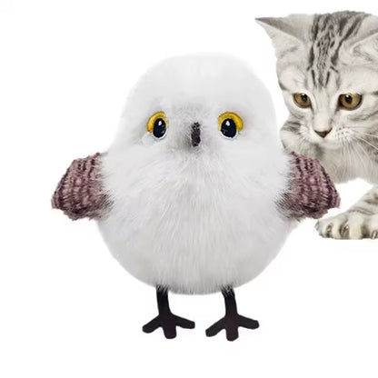 Exciting Interactive Flapping Bird Cat Toy - USB Rechargeable Plush for Indoor Kittens