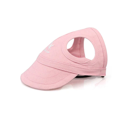 Stylish Adjustable Baseball Hat for Dogs - Perfect Sun Protection with Ear Holes for Outdoor Adventures