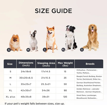 Ultimate Comfort for Your Large Dog: Bedsure Comfyfleece Orthopedic Waterproof Memory Foam Bed with Cozy Bolster and Washable Cover